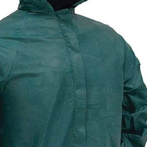 Traje de Lluvia Personalizado con Logotipo, Ligero, para Hombre, de Primera Calidad, Poliéster/Nailon, Mangas Largas, Transpirable, Impermeable, con Cierre en el Pecho - Product Image 4