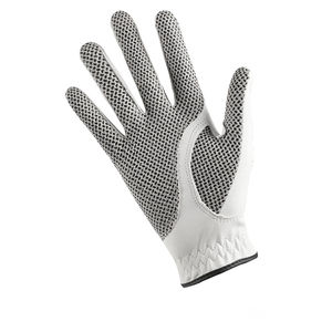 Gants de golf Cabretta en cuir de mouton de haute qualité pour hommes Emballage avec logo personnalisé OEM blanc doux pour sport Taille variable - Product Image 6
