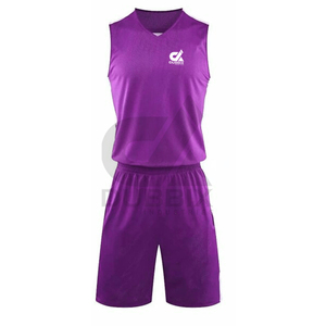 Ensembles de maillots de basket-ball pour hommes adultes fabriqués au Pakistan, 100% polyester, imprimés par transfert thermique, antibactériens, séchage rapide - Product Image 1
