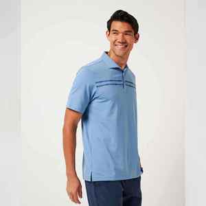 Polo de Hombre de Algodón y Poliéster con Logotipo Personalizado de Alta Calidad, Polo de Secado Rápido, Polo de Golf Transpirable para Hombre - Product Image 2