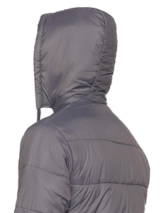 Veste d'hiver en tissu de toile pour hommes col montant fermeture à glissière avant conception mince imperméable couleurs personnalisées - Product Image 3