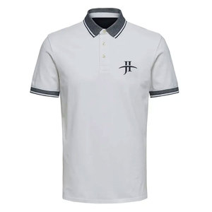 T-shirt polo décontracté pour homme Tissu extensible en polyester/coton pour un mouvement et une flexibilité améliorés Motif imprimé - Product Image 1
