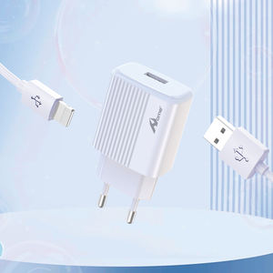 Adaptateur et câble USB 15W 3A 1M Modèle 1010721 Blanc - Product Image 1