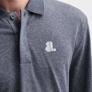 Nueva Camisa de Primavera para Hombre, Casual, Transpirable, de Fibra de Bambú, con Dos Botones, Tela Jersey con Estampado Personalizado - Product Image 5