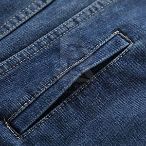 แจ็กเก็ตยีนส์สำหรับผู้ชายแจ็กเก็ตยีนส์380 GSM ออกแบบได้เองขายส่ง - Product Image 6