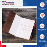 Nexgen Exports – Housse de Bible en cuir de qualité supérieure au design moderne, personnalisable (taille, logo, couleurs multiples), idéale pour les acheteurs en gros et cadeaux