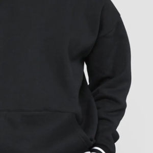 Sudadera con capucha recortada de algodón de gran tamaño 300/350gsm Boxy Fit para hombre, sudaderas con capucha Unisex superb French Terry Blank Heavyweight con logotipo personalizado - Product Image 6