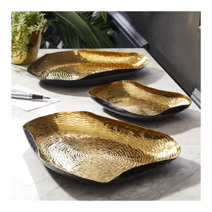 Bandeja de Catering de aluminio plateado sofisticado de Oro Negro Diseño moderno de alta calidad para restaurante, hotel y uso doméstico - Product Image 5