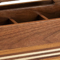 Premium conçu en gros de haute qualité en bois Durable Antique en bois porte-ustensiles de cuisine sur mesure Caddy en bois