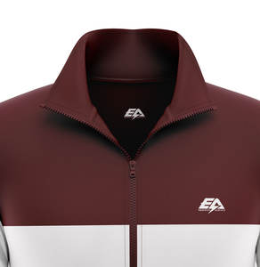 ชุดวอร์มแจ็คเก็ตผ้าเรยอนระบายอากาศได้ดีสำหรับผู้ใหญ่ชุดฝึกฤดูใบไม้ผลิขนาดพลัสไซส์ผลิตตามสั่งสำหรับผู้หญิงผู้ชายทุกวัย - Product Image 4