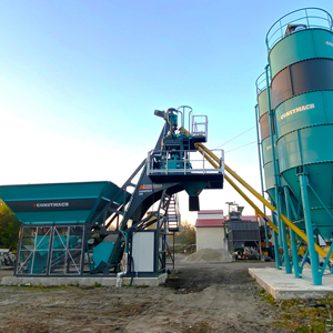Compact 30 30 M3/h Compact Concrete Batching Plant (Full Automatic Ready Mix Compact Concrete Mixing Plant) - Product Image 1