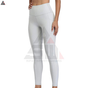 Leggings de Yoga para Mujer, a la Moda, para Invierno, de Fibra de Bambú, Transpirables, Diseño de Color Sólido, Venta al Por Mayor - Product Image 5