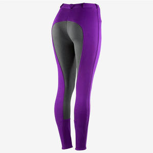 Mallas de montar a caballo de alta calidad personalizadas para mujer, pantalones de montar para mujer, pantalones de compresión ecuestres de cintura alta - Product Image 5