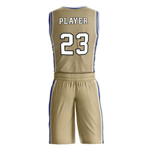 Conjunto de Uniforme de Baloncesto Premium, Transpirable, con Malla Sublimada, Jersey y Pantalones Cortos, Tallas Grandes, Ropa Deportiva para Equipos, Venta al Por Mayor OEM - Product Image 4