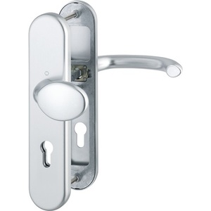 ชุดอุปกรณ์ป้องกัน HOPPE Schutzgarnitur Marseille 76G/3331/3410/1138 อะลูมิเนียม F1 อุปกรณ์ตกแต่งภายนอกรถบ้าน ขนาด 72 มม. ถึง 36-46 มม. - Product Image 1