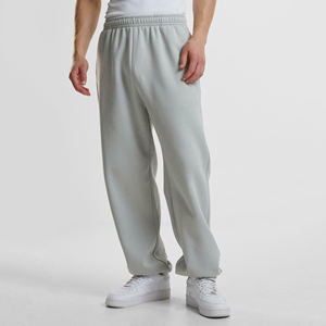 Pantalons de survêtement décontractés pour hommes en coton 100% de haute qualité, légers, surdimensionnés, droits, avec cordon de serrage, respirants, rapides - Product Image 1