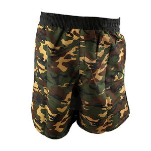 Shorts MMA de style dernier cri, design et logo personnalisés, imprimé camouflage, polyester, légers, durables, de haute qualité - Product Image 3