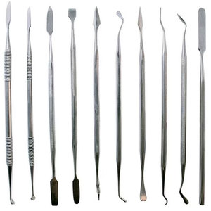 Kit de Herramientas Manuales de Acero Inoxidable para Tallar Cera Dental con Instrumentos Quirúrgicos, Equipo de Laboratorio Dental Reutilizable - Product Image 1