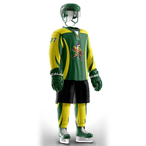 Maillot de hockey sur glace d'équipe personnalisé Qualité supérieure Matériau respirant Fabrication OEM Ensemble de soutien Style - Product Image 6