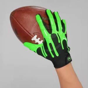 Guantes de Rugby de diseño personalizado de alta calidad Equipo deportivo de cuero Premium Hecho a mano en Pakistán - Product Image 6