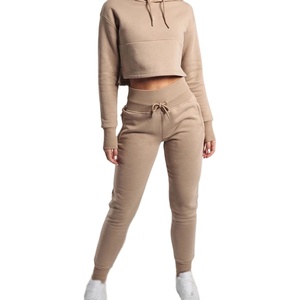 Jogging décontracté pour femme à taille haute, coupe droite, en coton extensible avec poches - Product Image 6