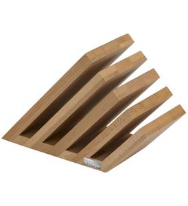 Pure Bamboo Double Side <b>Magnetic</b> Knife Holder Kitchen Countertop Display Stand Knife Guard Holder Handmade From India - Product Image 1