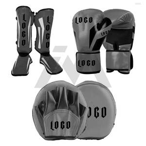 Customized <b>Green</b> Cowhide <b>Leather</b> Professional Brand New Winning Boxing <b>Gloves</b> Professional Martial Arts Set Wholesale - Product Image 3