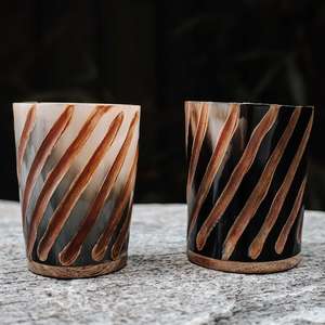 Copas Vikingas de Cuerno de Búfalo Pulido de Calidad Superior, Ecológicas, Estilo Animal Natural, Productos de Alta Gama para Bebidas en Restaurantes - Product Image 4