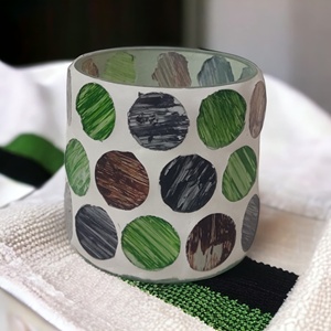 Candelabros de cristal hechos a mano de lujo, tarros de farolillos, mosaico redondo colorido, recipiente personalizado para decoración del hogar, boda, Navidad - Product Image 3