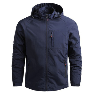 Veste décontractée fine printemps-automne, imperméable, pour l'extérieur, avec logo personnalisé brodé, prix usine Chine, pour le Bangladesh, vente transfrontalière - Product Image 3