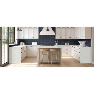 Composant en quartz cristallin Calacatta Fiorèssa de qualité supérieure, design moderne, grande dalle pour applications murales et de cuisine - Product Image 5