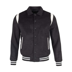 Custom Varsity Jacket Regular Unisex Manufacturer Solid Custom Color Varsity Warm Street Wear for Unisex - Product Image 1