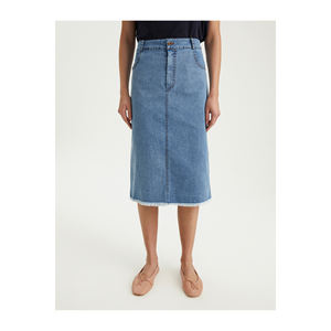 Jupe en jean pour femme BGN avec détail en pompon Modèle S24S044 - Product Image 3