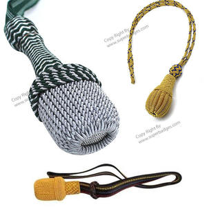 Nœud de sabre cérémoniel sur mesure en gros, élégant, de haute qualité, en fil de bullion, tailles, couleurs, impression de logo, option OEM - Product Image 1