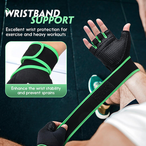 Levantamiento de pesas profesional Guantes de fitness Transpirable Gimnasio Deportes Entrenamiento de fuerza al aire libre Guantes de levantamiento de pesas - Product Image 4