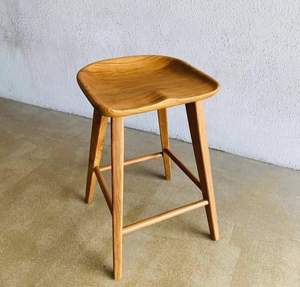 Muebles de cocina de teca de lujo, mostrador, silla alta de comedor, taburete de Bar de madera, sillas de diseño, Mostrador de cocina, sillas de Bar de teca - Product Image 5