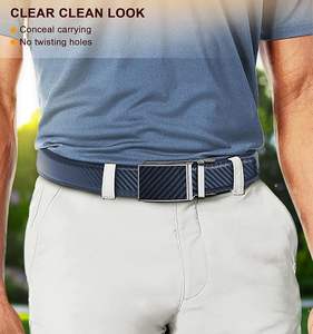 Cinturones de vestir con hebilla de trinquete con estilo de alta calidad a precios de mayorista Nuevos cinturones de cuero genuino OEM personalizados para hombres con logotipo - Product Image 5