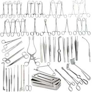 Juego de Instrumentos Quirúrgicos Cardiovasculares de Acero Inoxidable Profesional Reutilizables, Certificación CE Clase I, Manual - Product Image 4