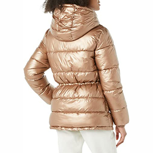 Veste matelassée oversize de qualité supérieure pour femme, nouvelle mode élégante, couleur unie, idéale pour l'hiver - Product Image 2