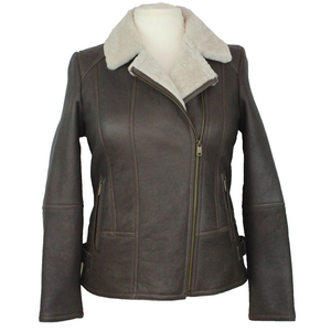 Veste en cuir pour homme légère d'hiver en gros, fermeture éclair, vintage, fourrure épaisse, manteaux pour homme, veste en cuir d'extérieur pour unisexe - Product Image 2