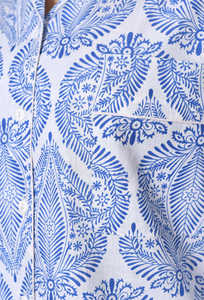 Conjunto de Pijama con Estampado Floral, Ropa de Dormir de Algodón para Mujer, Talla Grande, Ropa de Estar por Casa, Ropa de Dormir Cómoda - Product Image 3