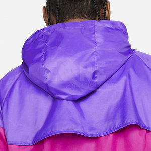 Nouveau design Veste coupe-vent de pluie de haute qualité pour hommes, vestes de sport respirantes à manches longues de couleur double - Product Image 5