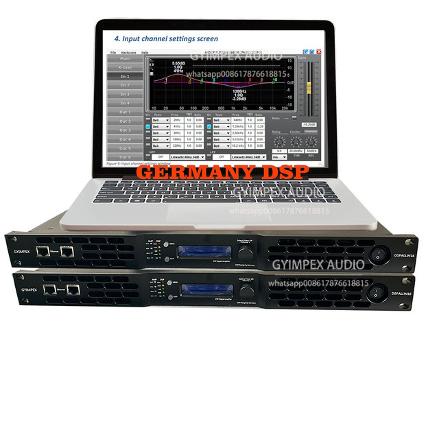 Class d Digital Power DSP Amplifier 1300W Sound Karaoke GERMANY Amplifier Dante Power Amplifiers Buit-in Germany Alldsp