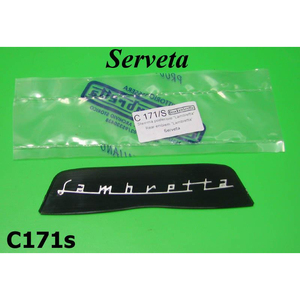 Emblema trasero para Lambretta Serveta LI S3 (negro) - Product Image 1