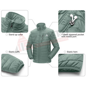 Veste matelassée à la vente chaude, en nylon/polyester, veste d'hiver de haute qualité, veste matelassée pour hommes - Product Image 6