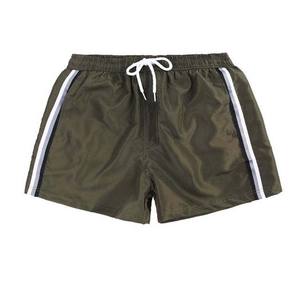 โรงงานราคาถูกผู้ชายฤดูร้อนสีทึบ Beachwear ขายส่งแห้งเร็วระบายอากาศผู้ชายว่ายน้ําสไตล์ถนนสูงกางเกงขาสั้นขนาดบวก - Product Image 3