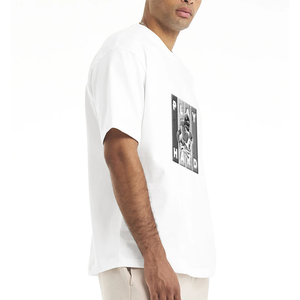 เสื้อยืดพิมพ์ลายพัฟฟ์ผู้ชาย ผ้าฝ้าย 100% เสื้อยืดเปล่าปักลายคุณภาพสูง เสื้อยืดพิมพ์ลายไมโครไฟเบอร์พิมพ์ลายพัฟฟ์ทรงพอดีตัวสำหรับผู้ชาย - Product Image 6