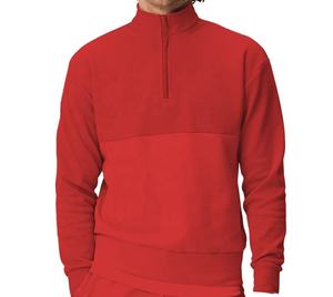 Half Zipper Digital Printing Cotton Blended <b>Fleece</b> Men Sweatshirts Custom Logo Wholesale Fashionable Regular Fit Winter Wear - Product Image 5