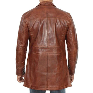 เสื้อแจ็คเก็ตหนังแกะแท้สำหรับผู้ชาย ปี 2025  กระเป๋าหน้าติดโลโก้ แขนยาว กันลม ระบายอากาศได้ดี เป็นมิตรกับสิ่งแวดล้อม แห้งเร็ว - Product Image 2