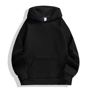 Sweat-shirts à capuche pour homme sans cordon, logo personnalisé, coton lourd, sweat-shirt uni, sweat-shirt oversize pour homme - Product Image 1